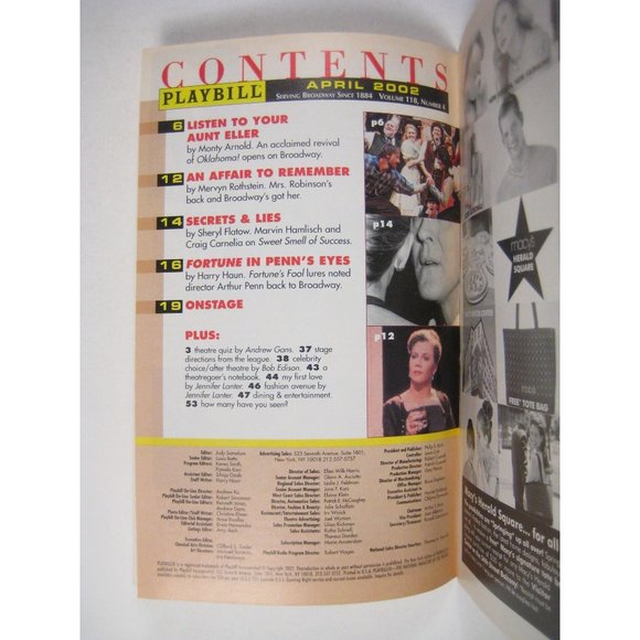 The Mystery of Charles Dickens Playbill Opening Night April 2002 Simon Callow - Picture 2 of 7